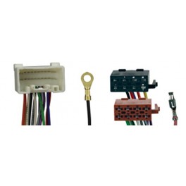 FAISCEAU AUTORADIO MITSUBISHI Lancer 2007 SANS NAVIGATION 4HP ISO
