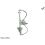 MECANISME MITSUBISHI PAJERO 1999-2006 4P AVANT GAUCHE SANS MOTEUR