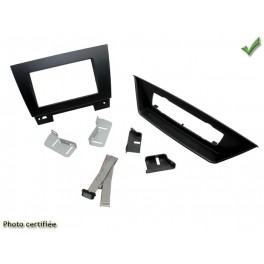 KIT 2 DIN BMW X1 E84 10/2009-06/2015 NOIR SANS I-DRIVE AVEC CLIM AUTO