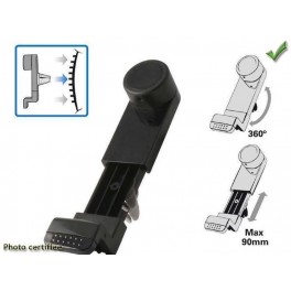 SUPPORT TEL UNIVERSEL POUR GRILLE DE VENTILATION ouverture de 50 a 90mm