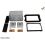 Kit 2 DIN VOLKSWAGEN TIGUAN 2005- avec cage aluminium
