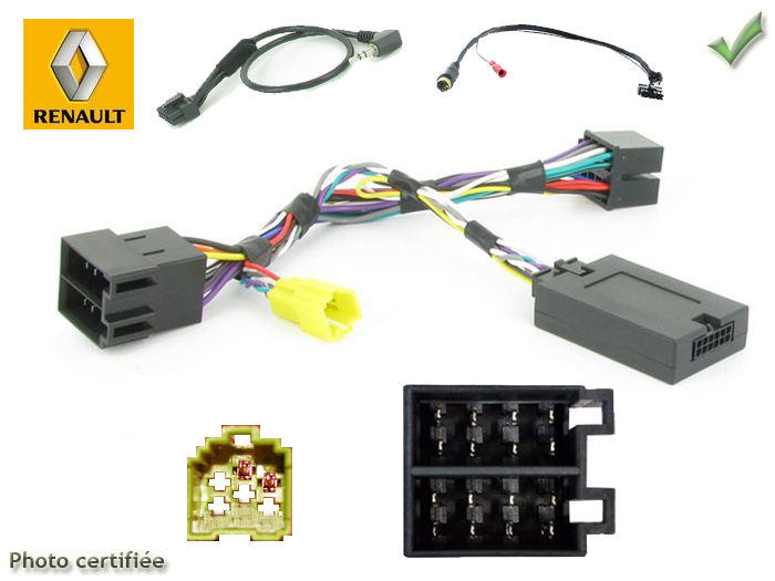 Commande Au Volant Pour Renault Trafic 2006- - Compatible Autoradio Pioneer - Neuf SILIM