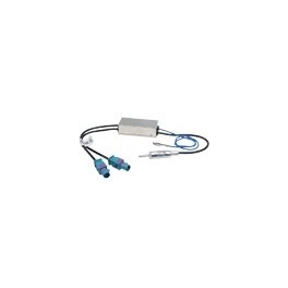ADAPTATEUR D ANTENNE AMPLIFIE DOUBLE FAKRA DIN MALE VOLKSWAGEN Touareg 2003-2009