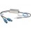 ADAPTATEUR D ANTENNE AMPLIFIE DOUBLE FAKRA DIN MALE VOLKSWAGEN Touareg 2003-2009