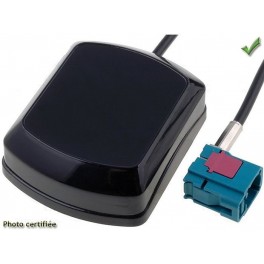 ANTENNE GPS MINI ADHESIVE 3.5M RG174 FAKRA VERT FEMELLE