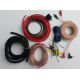 KIT CABLE RCA + CABLE ALIM 6MM2 + PORTE FUSIBLE + FUSIBLE + 4 COSSES