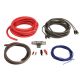 KIT CABLE RCA + CABLE ALIM 20MM2 + PORTE FUSIBLE + FUSIBLE + 4 COSSES