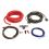 KIT CABLE RCA + CABLE ALIM 20MM2 + PORTE FUSIBLE + FUSIBLE + 4 COSSES