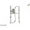 MECANISME RENAULT TRUCKS SERIE C (2013-) - 2P AV DROIT AVEC MOTEUR 24Volt