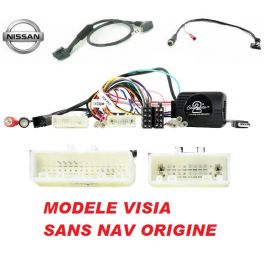 CDE AU VOLANT POUR NISSAN Pulsar 2014- (C13) POUR modele VISIA SANS NAV ORIGINE