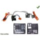 FAISCEAU KIT MAIN LIBRE PEUGEOT 206 2002- SANS AMPLI JBL FAKRA COMPLET 40PIN