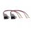 FAISCEAUX HAUT-PARLEUR PORTES Volkswagen Bora 1998-2005 - PORTES ARRIERE (Paire)
