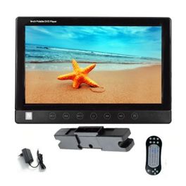 LECTEUR DVD 10P PORT USB LECTEUR SD TELECOMMANDE montage repose tete