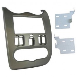 Kit 2 DIN DACIA LOGAN 2008-2012 - MARRON