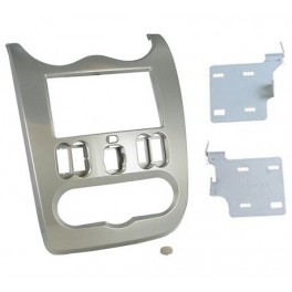 Kit 2 DIN DACIA LOGAN 2008-2012 - GRIS CLAIR