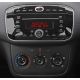 FACADE AUTORADIO FIAT PUNTO EVO 01/2011- NOIR ET ARGENT