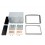 Kit 2 DIN ALFA 147 2000-2010 (Type 937) - ARGENT