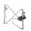 MECANISME VOLKSWAGEN CADDY 2001-02/2004 4P AVANT DROIT MOTEUR CONFORT