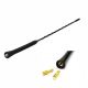 BRIN ANTENNE AUTORADIO 39CM ADAPT FEMELLE 6MM OU MALE 5 OU 6MM