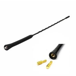 BRIN ANTENNE AUTORADIO 39CM ADAPT FEMELLE 6MM OU MALE 5 OU 6MM
