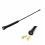 BRIN ANTENNE AUTORADIO 39CM ADAPT FEMELLE 6MM OU MALE 5 OU 6MM
