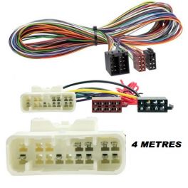 FAISCEAU AUTORADIO TOYOTA LAND CRUISER J120 2003-2014 AVEC AMPLI COFFRE RALLONGE 4 METRE