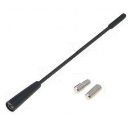 BRIN ANTENNE AUTORADIO 39CM ADAPT FEMELLE 6MM  MALE 5MM ET 6 MM