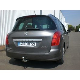 ATTELAGE PEUGEOT 308 BREAK 07/2007-2013 - RDSO DEMONTABLE SANS OUTIL