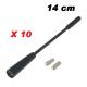 BRIN ANTENNE AUTORADIO 14cm COURTE SOUPLE DIAMETRE 5 OU 6MM (PAR 10 PIECES)