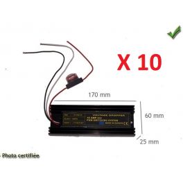 CONVERTISSEUR 24 EN 12V 10-12A MOSFET ENCOMBREMENT REDUIT (PAR 10 PIECES)