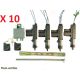 KIT CENTRALISATION 4 PISTONS 12V 2TELECDES (PAR 10 PIECES)