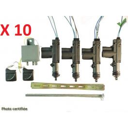 KIT CENTRALISATION 4 PISTONS 12V 2TELECDES (PAR 10 PIECES)