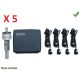RADAR DE RECUL QUE BUZER SANS AFFICHEUR A 4 CAPTEURS NOIRS 12V (PAR 5 PIECES)