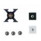 SUPPORT MAGNETIQUE GRILLE DE VENTILATION POUR GPS et SMARTPHONE