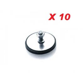 BOUCHE TROU METAL D ANTENNE DIAMETRE 28 mm (PAR 10 PIECES)