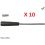 BRIN ANTENNE AUTORADIO 39CM FEM 6MM ADAPT MALE 5MM ET 6 MM (10 PIECES)