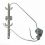 MECANISME MERCEDES G WDB460-464 2/4P -12/2000 AVANT GAUCHE