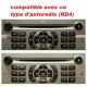 FAISCEAU ENTREE AUX JACK3.5 AUTORADIO CITROEN JUMPER 2005- POUR RD4 entree AUX1