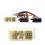 FAISCEAU AUTORADIO SUBARU OUTBACK 1998-2009 4HP ISO