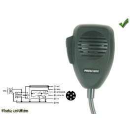 MICRO CB 6 BROCHES STANDARD DNS518 pour PRESIDENT