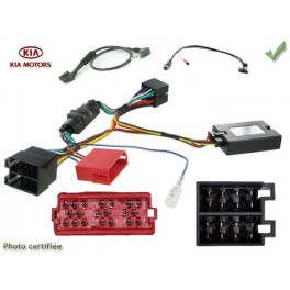 CDE AU VOLANT POUR Kia SOUL 2012-2017 AVEC AMPLI NUMERIQUE FIBRE