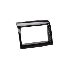 FACADE AUTORADIO DOUBLE DIN PEUGEOT BOXER 2011- noir laque