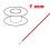 BOBINE DE FIL ELECTRIQUE 1mm2 100M ROUGE