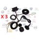 FAISCEAU 7 BROCHES UNIVERSEL D ATTELAGE POUR VEHICULE UTILITAIRE MULTIPLEXE (3 PIECES)