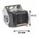 CAMERA DE RECUL ANGLE 170 DEGRE A FIXER NTSC/PAL TAILLE MINI