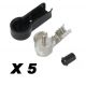 ADAPTATEUR D ANTENNE ISO MALE A SERTIR PACK DE 5 VRAC