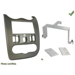 Kit 2 DIN DACIA LOGAN 2008-2012 GRIS FONCE