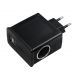 ALIMENTATION STABILISEE 220V/12V AVEC PRISE ALLUME CIGARE FEMELLE 500mA  + 2 USB 5W