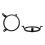 ENTRETOISES HAUT-PARLEUR MERCEDES SLK R170 1996-2004 AVANT D165