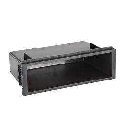 FACADE AUTORADIO PEUGEOT 207 REDUCTEUR DOUBLE ISO EN SIMPLE ISO VIDE POCHE 188X58X102MM